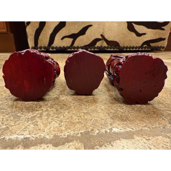 Chinese Fu Lu Shou Trio Figurines Polyresin Home Decor - Picture 8 of 8